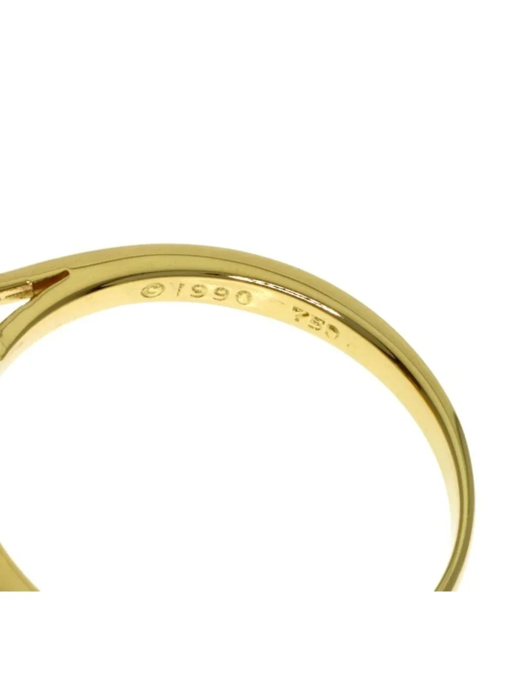 Tiffany & Co Kiss Around Pearl Ring 18k Yellow Gold
